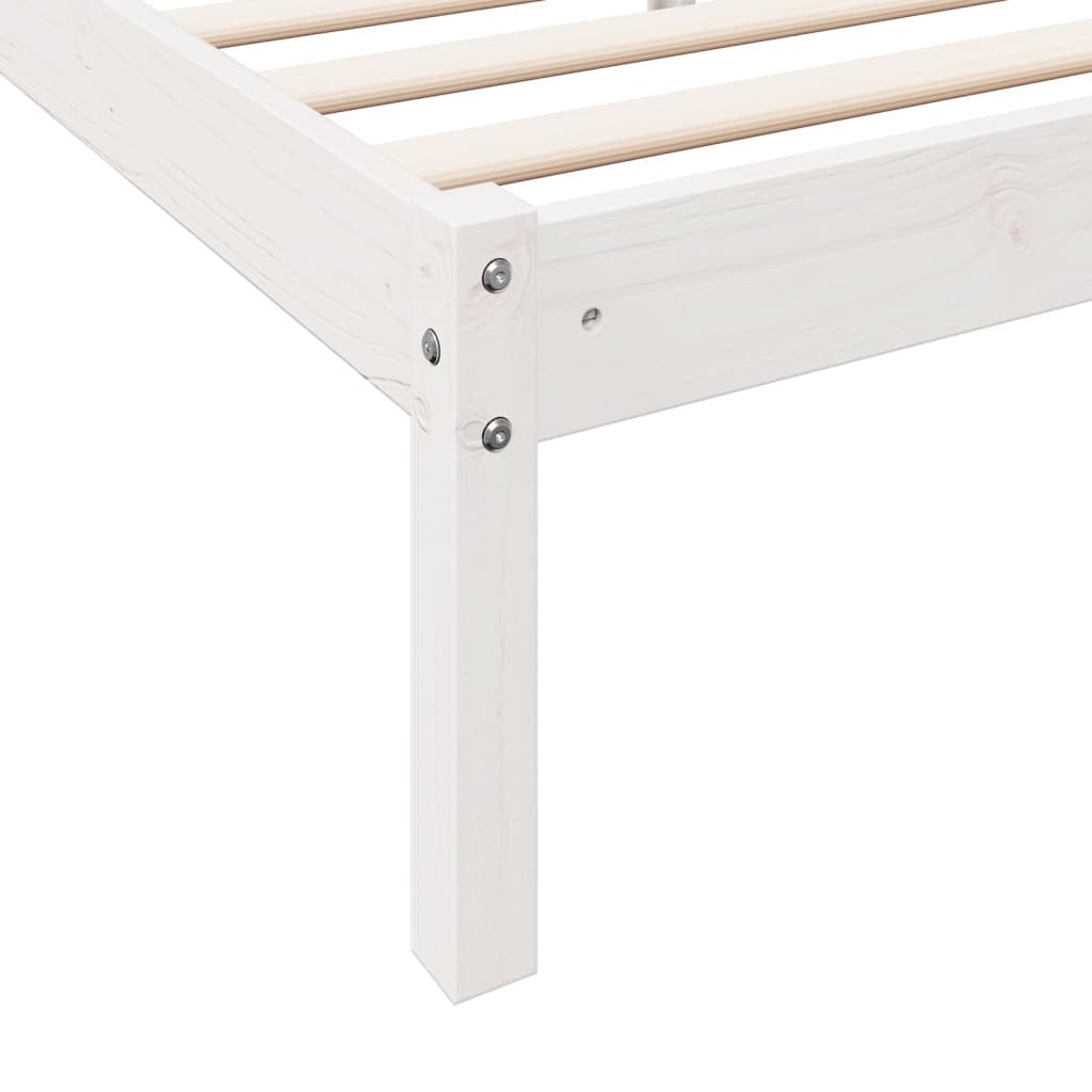 Extra Long Bed Frame Without Mattress Solid Wood Pine