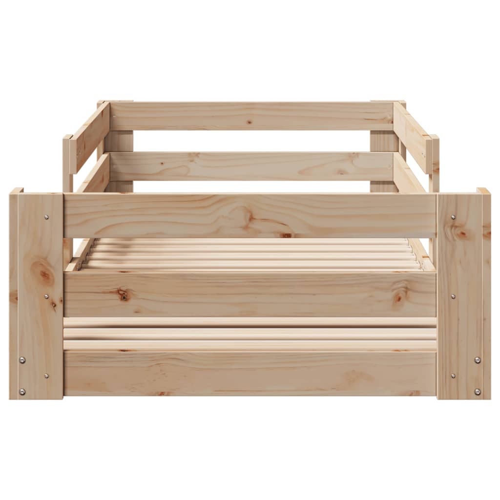Bed Frame Without Mattress Solid Wood Pine