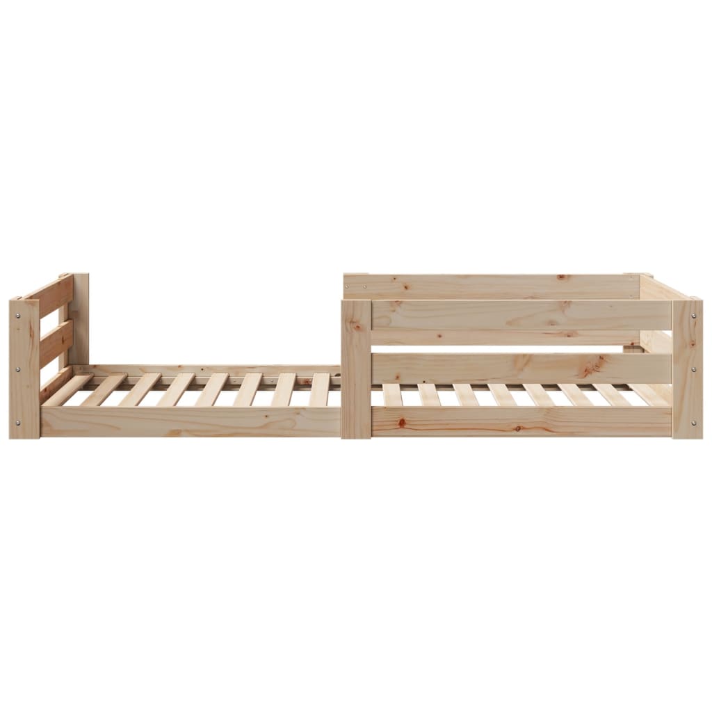 Bed Frame Without Mattress Solid Wood Pine