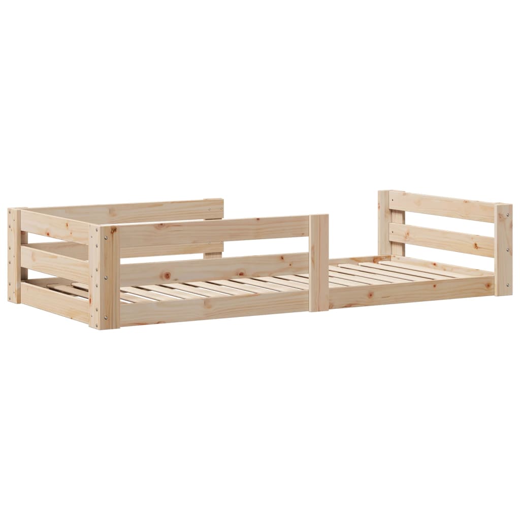 Bed Frame Without Mattress Solid Wood Pine