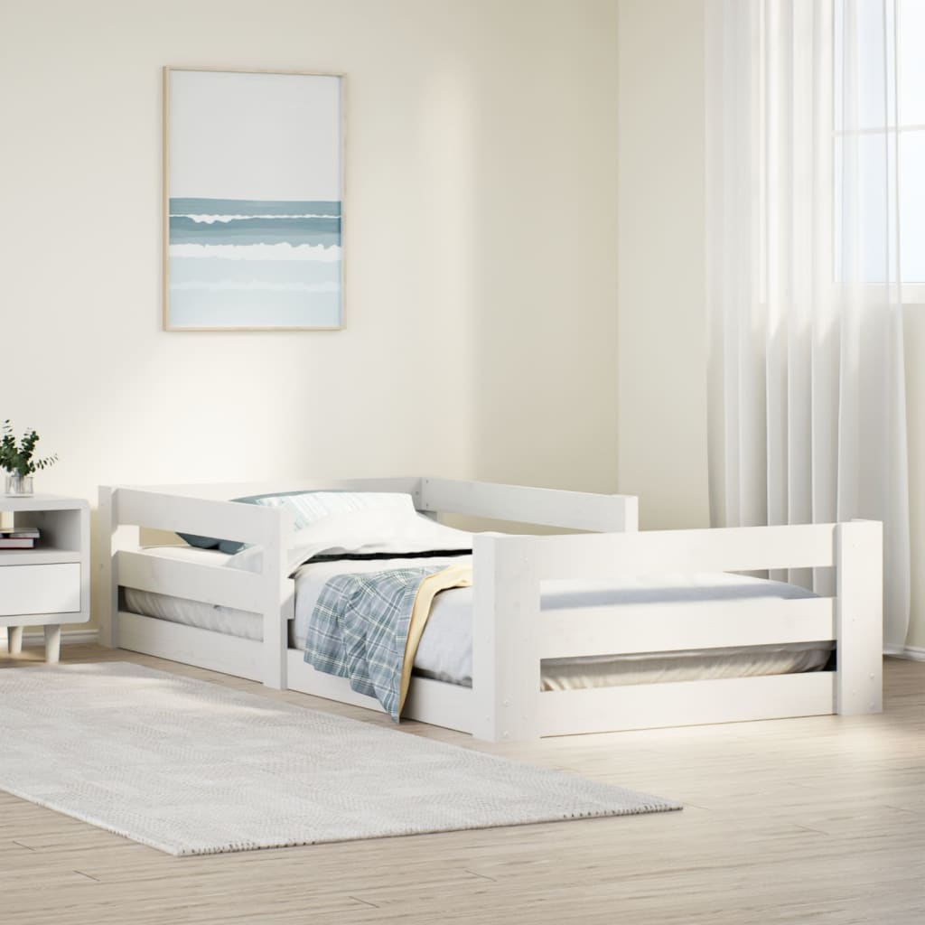 Bed Frame Without Mattress Solid Wood Pine