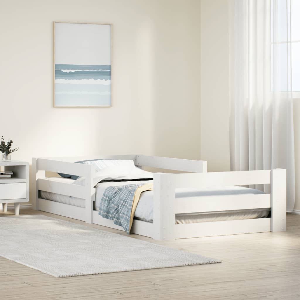 Bed Frame Without Mattress Solid Wood Pine