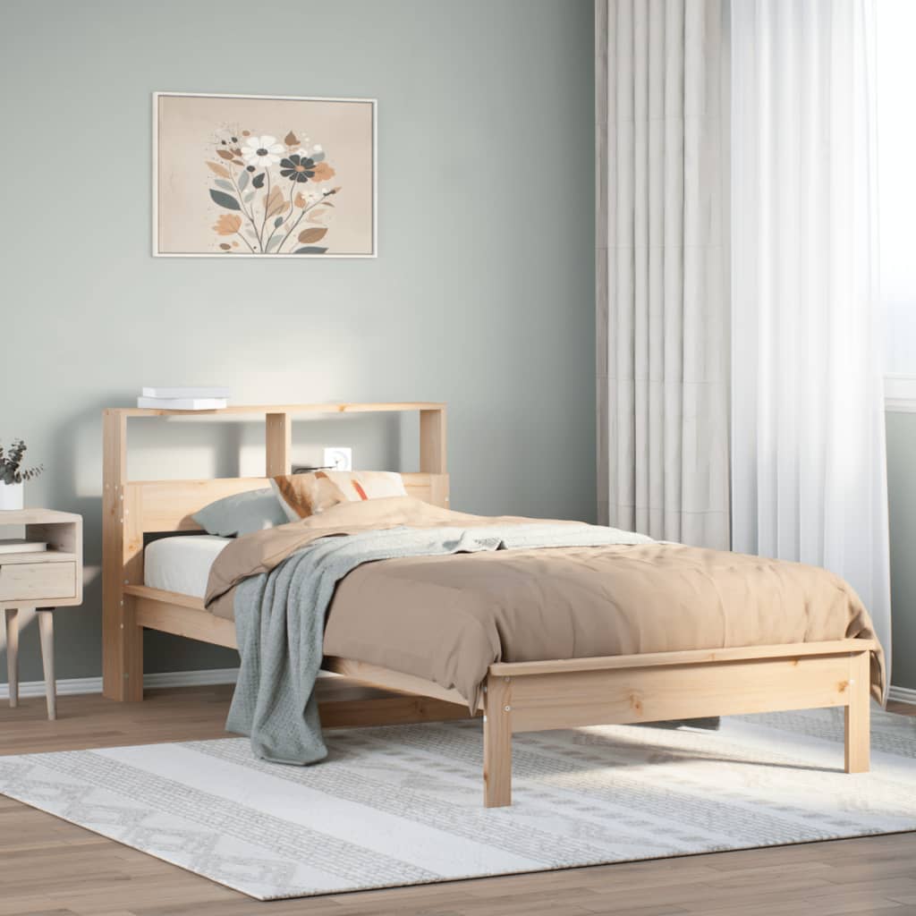 Bed Frame | | Solid Pinewood | Double | Bed Frame | Rectangular