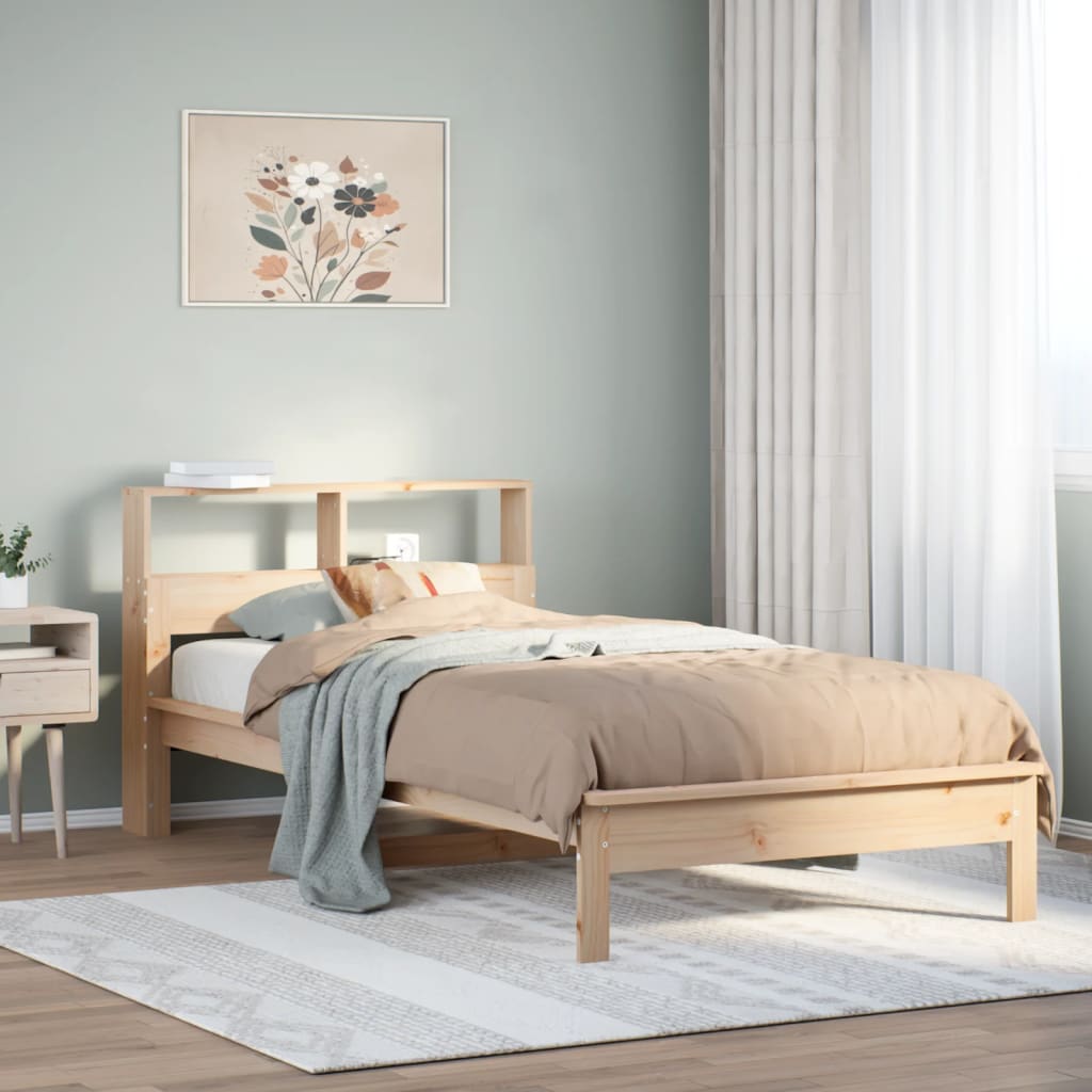 Bed Frame | | Solid Pinewood | Double | Bed Frame | Rectangular