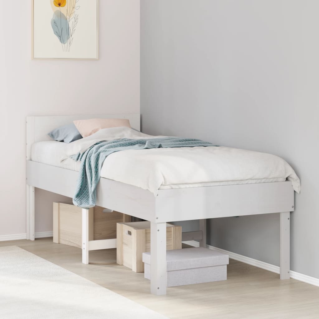 Bed Frame Without Mattress Small Single Solid Wood Pine