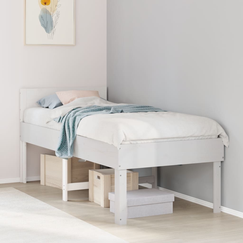 Bed Frame Without Mattress Small Single Solid Wood Pine