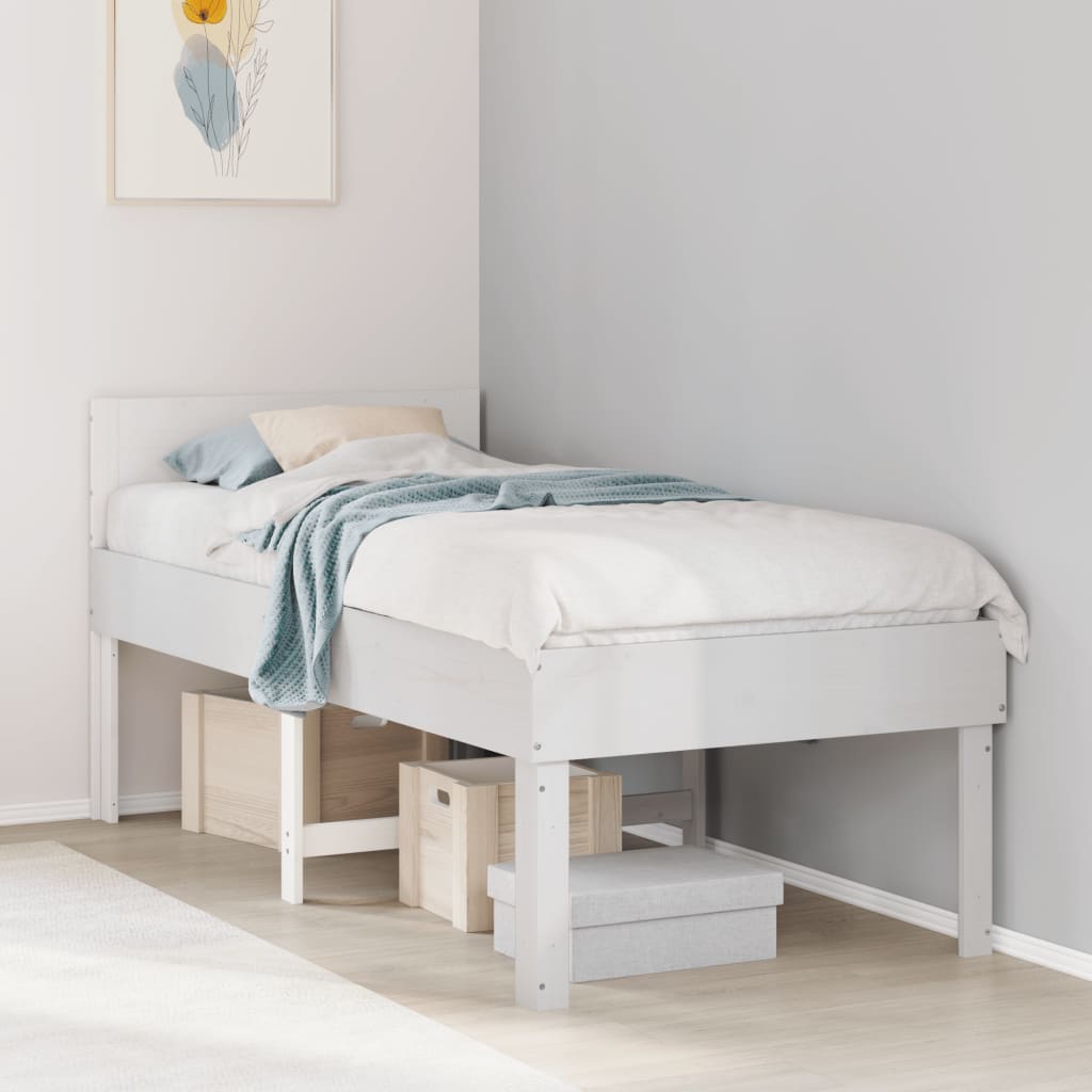 Bed Frame Without Mattress Small Single Solid Wood Pine
