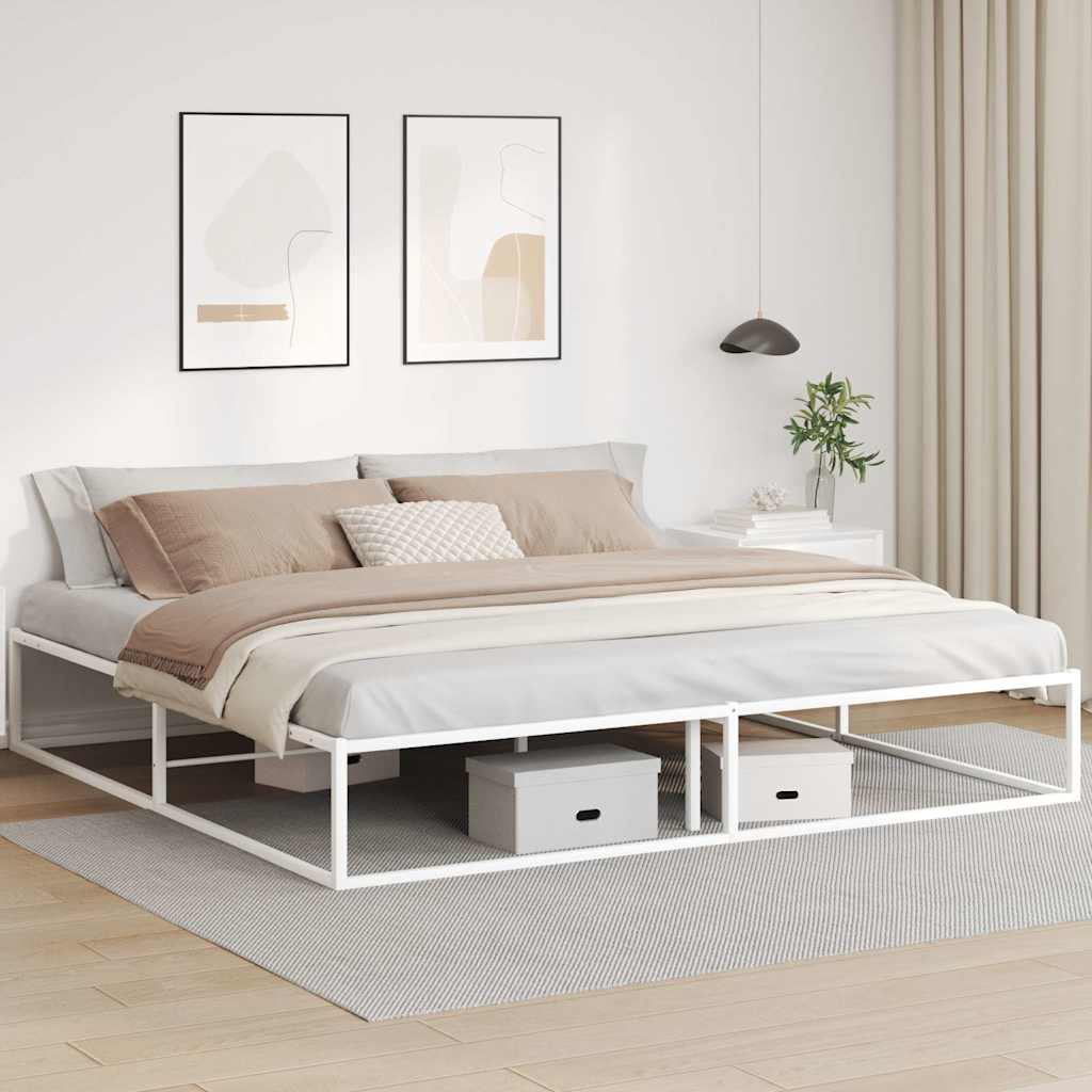 Bed Frame Without Mattress Super King Metal