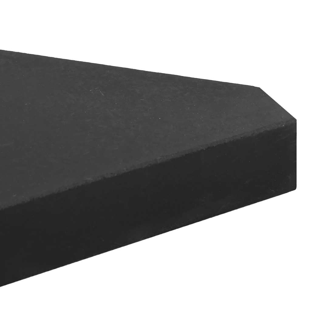 Umbrella Weight Plates 2 Pcs Granite Triangular 14 Kg