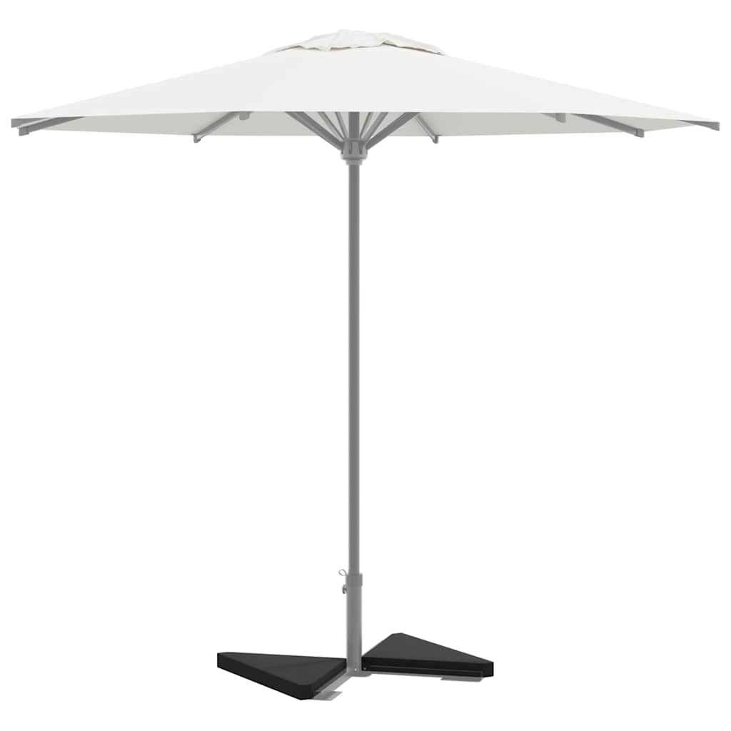 Umbrella Weight Plates 2 Pcs Granite Triangular 14 Kg