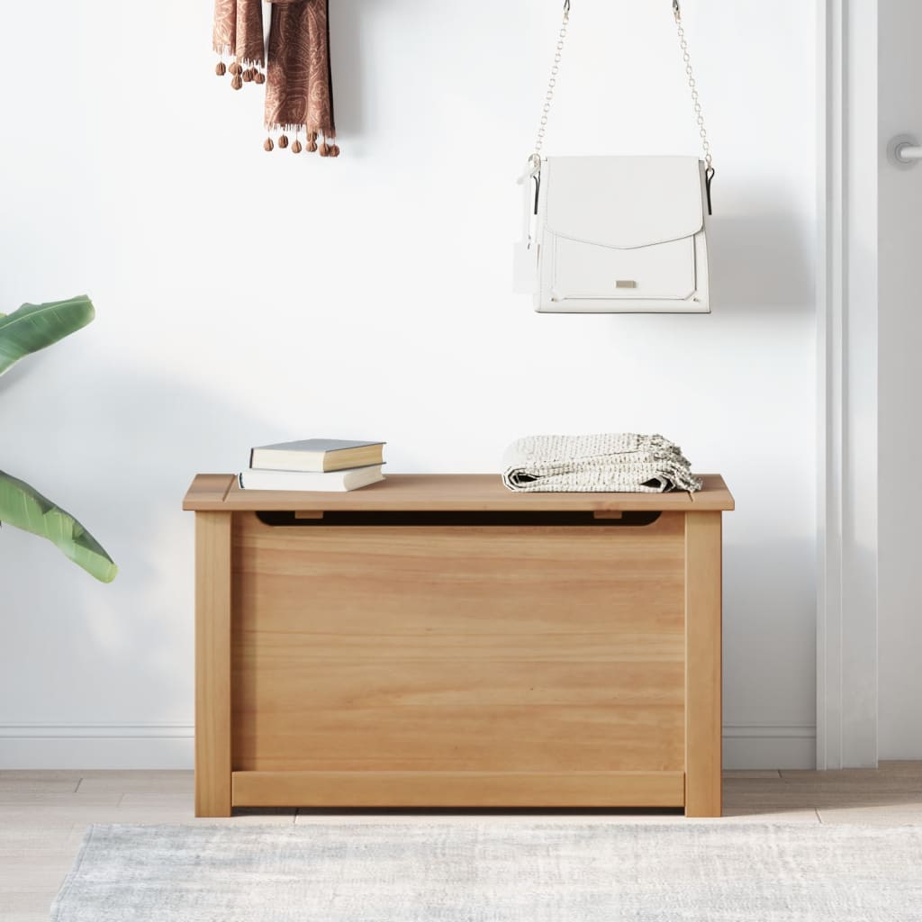 Storage Chests Chest Lid Panama 79X42X46 Cm Solid Wood Pine engineered wood 79 c