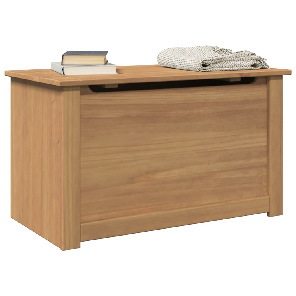 Storage Chests Chest Lid Panama 79X42X46 Cm Solid Wood Pine engineered wood 79 c