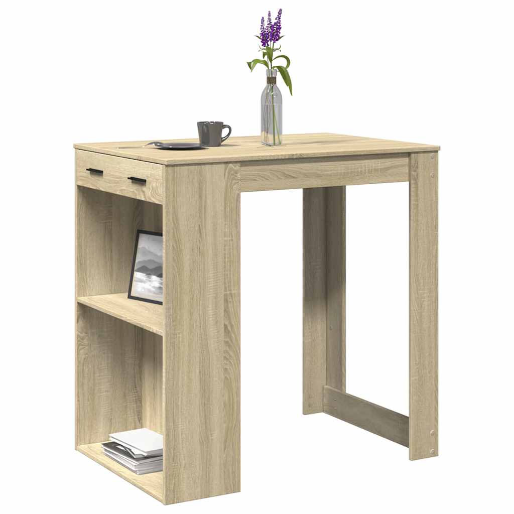 Bar Table 102X70X103.5 Cm Engineered Wood