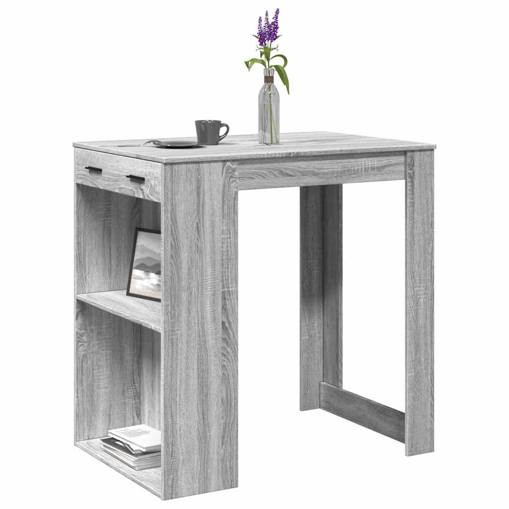 Bar Table 102X70X103.5 Cm Engineered Wood