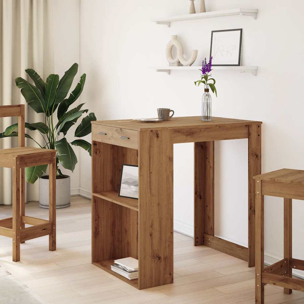 Bar Table 102X70X103.5 Cm Engineered Wood