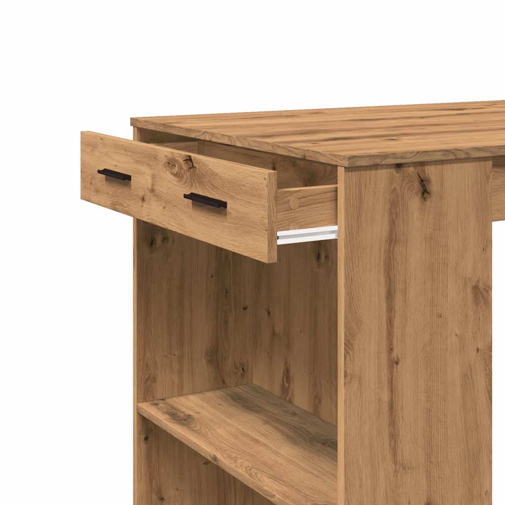 Bar Table 102X70X103.5 Cm Engineered Wood