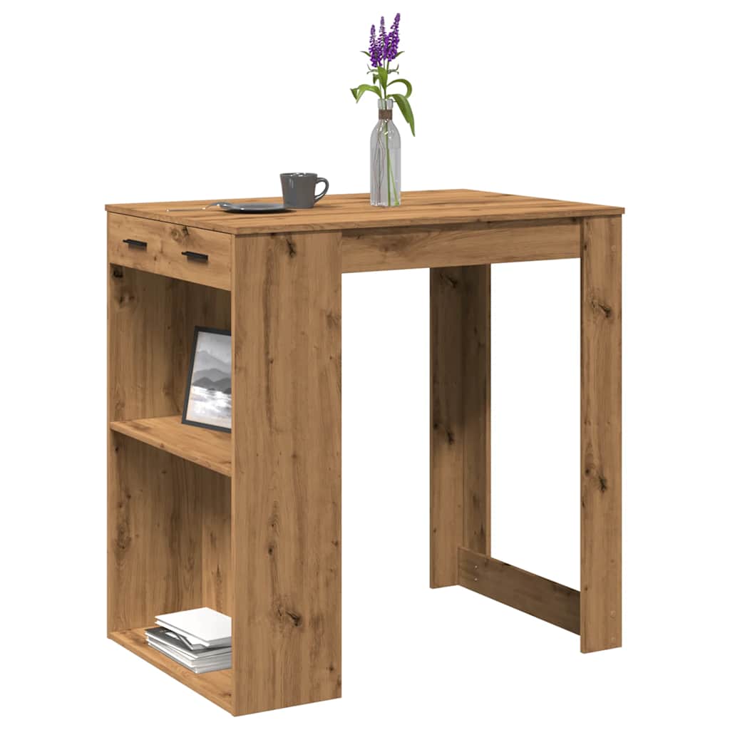 Bar Table 102X70X103.5 Cm Engineered Wood