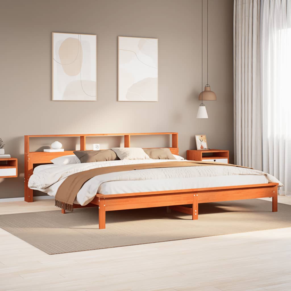 Bed Frame | | Solid Pinewood | Double | Bed Frame | Rectangular