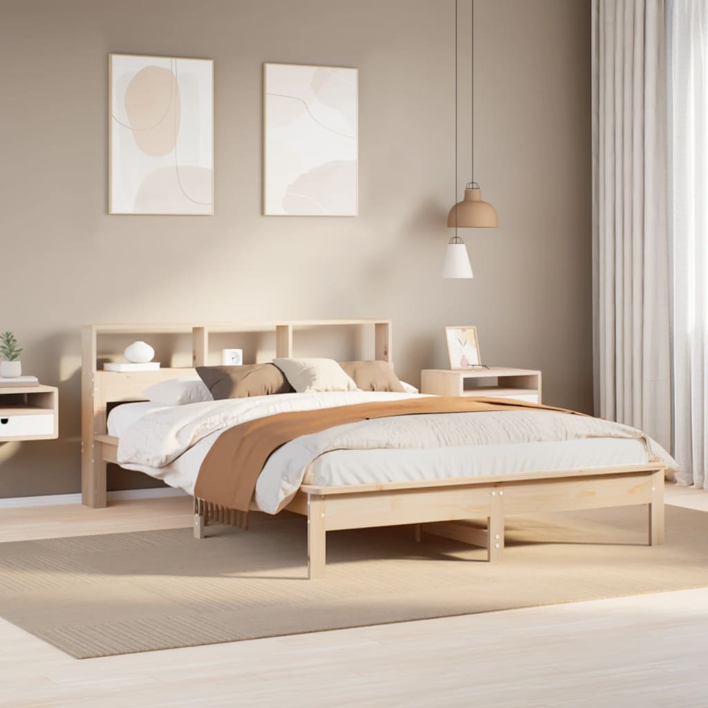 Bed Frame | | Solid Pinewood | Double | Bed Frame | Rectangular