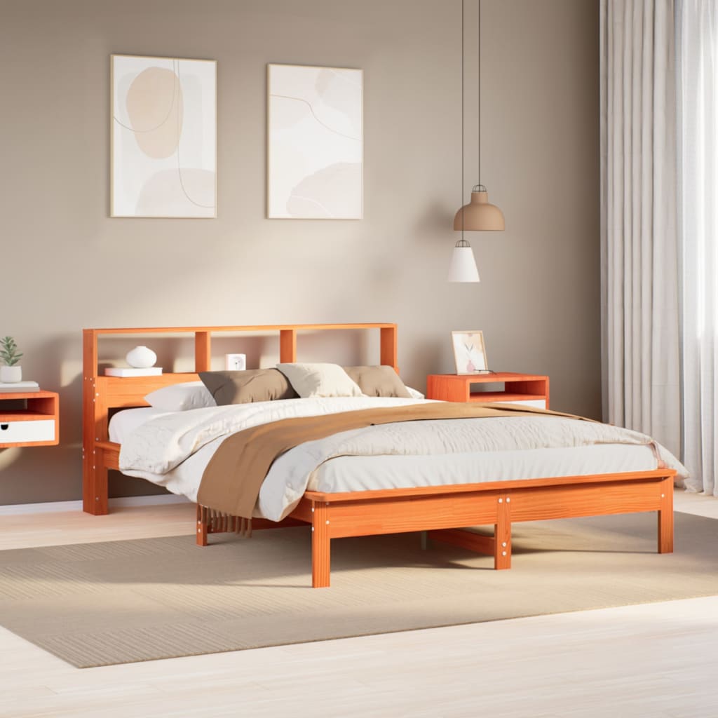 Bed Frame | | Solid Pinewood | Double | Bed Frame | Rectangular