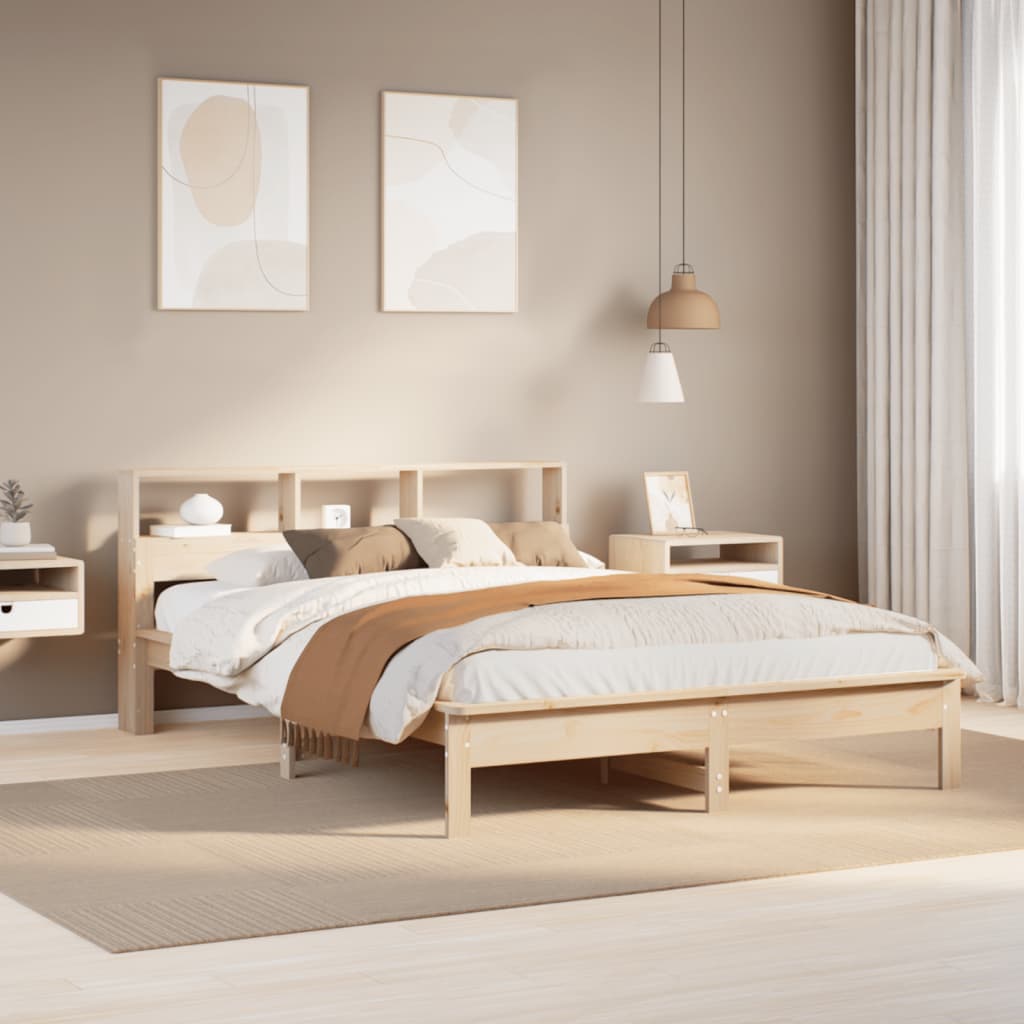 Bed Frame | | Solid Pinewood | Double | Bed Frame | Rectangular