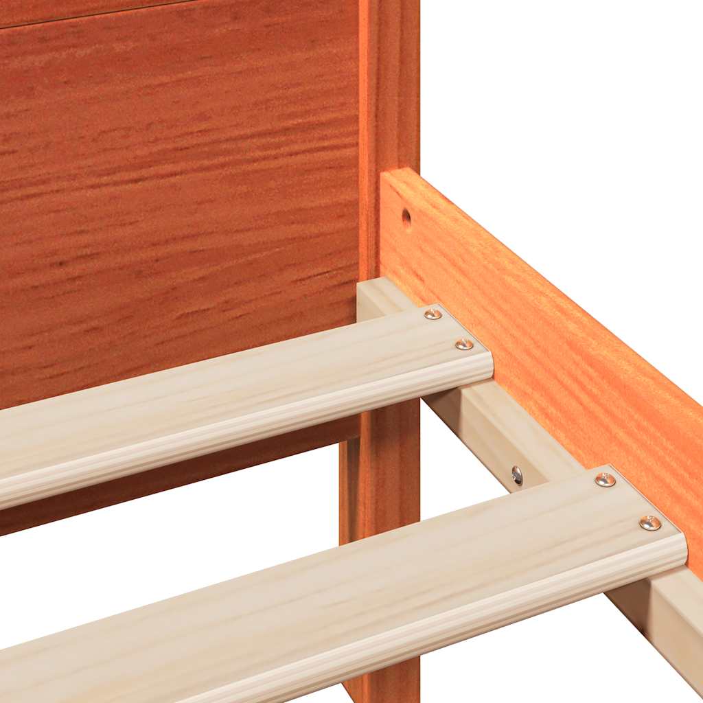 Bed Frame Without Mattress Small Double Solid Wood Pine
