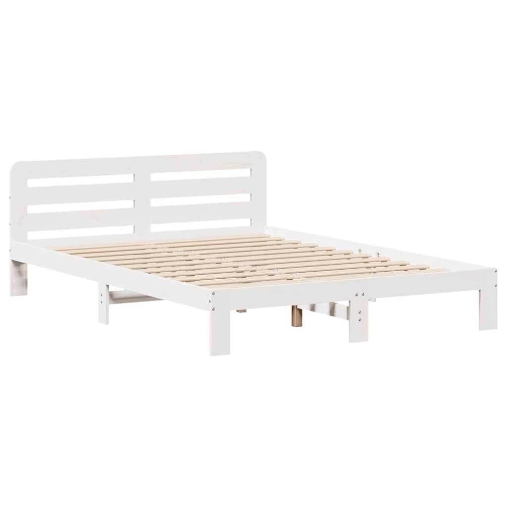 Bed Frame Without Mattress King Size Solid Wood Pine
