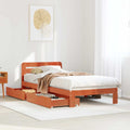 Bed Frame Without Mattress King Size Solid Wood Pine