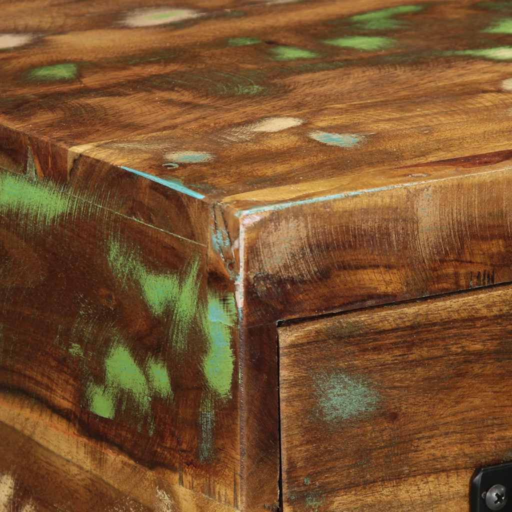 Wall-Mounted Tv Cabinet Solid Wood Reclaimed
