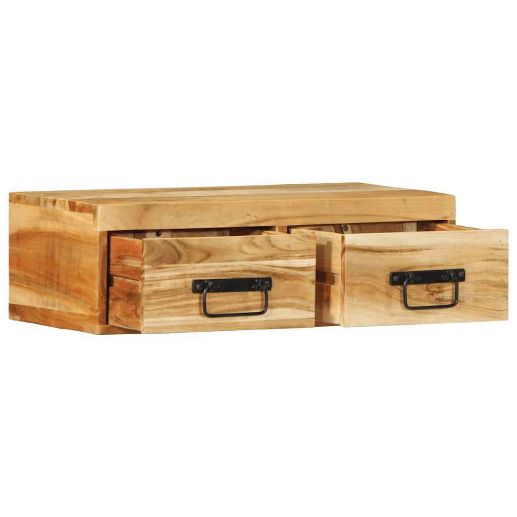 Media Storage Cabinet Wall-Mounted Tv Solid Wood Reclaimed Multicolour LED solid