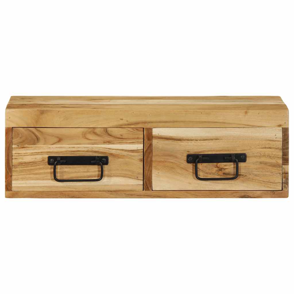 Media Storage Cabinet Wall-Mounted Tv Solid Wood Reclaimed Multicolour LED solid