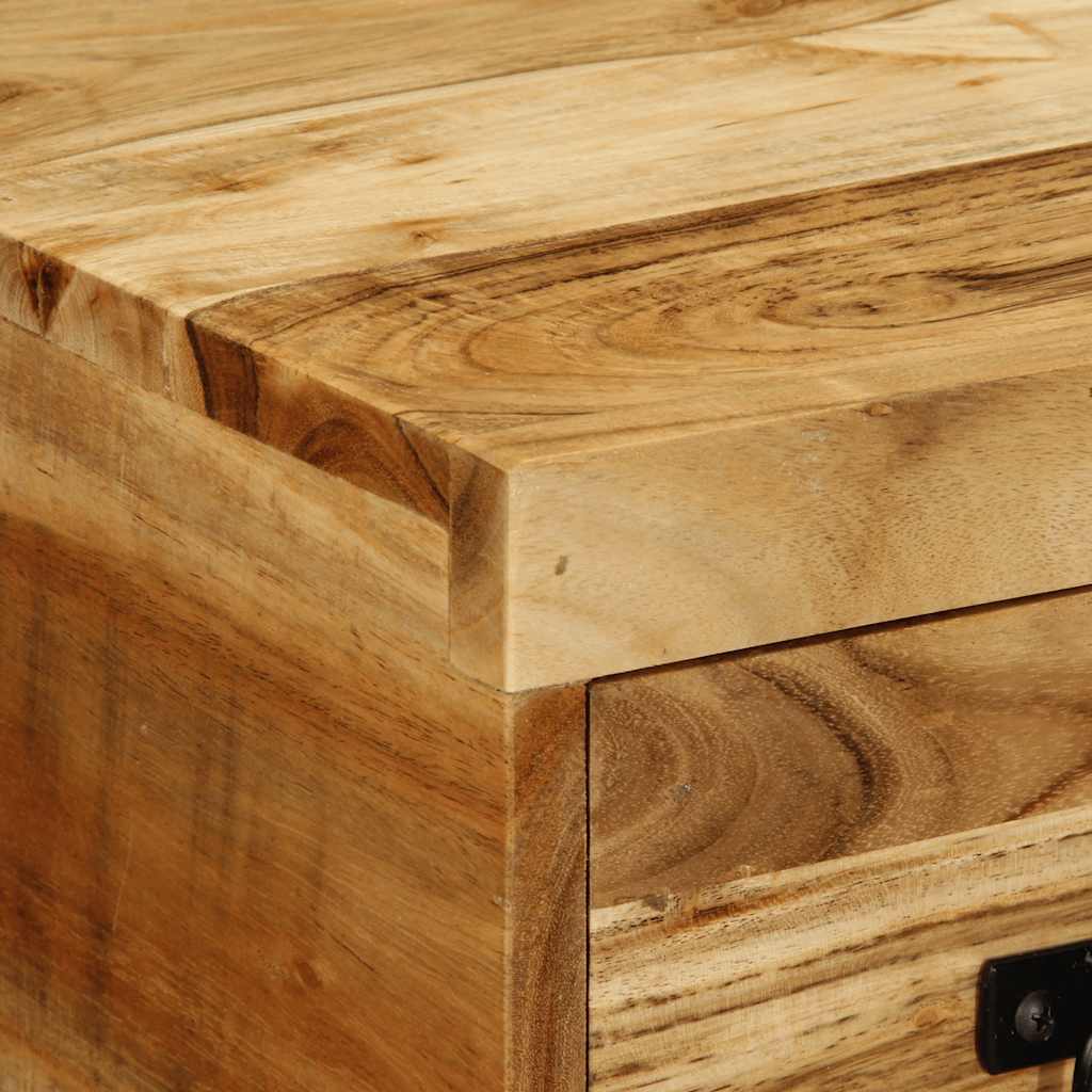 Media Storage Cabinet Wall-Mounted Tv Solid Wood Reclaimed Multicolour LED solid