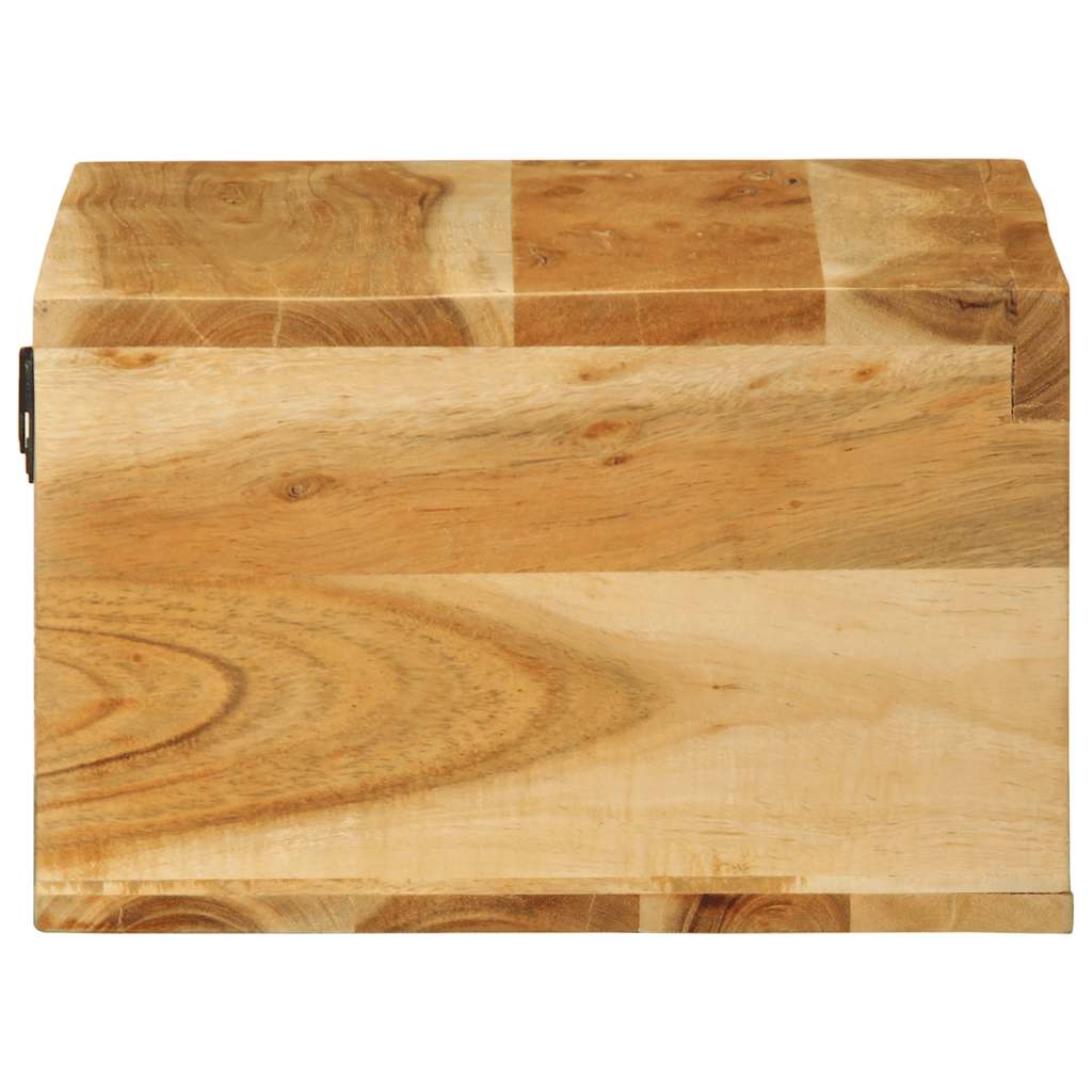 Wall-Mounted Tv Cabinets 2 Pcs Solid Wood Acacia