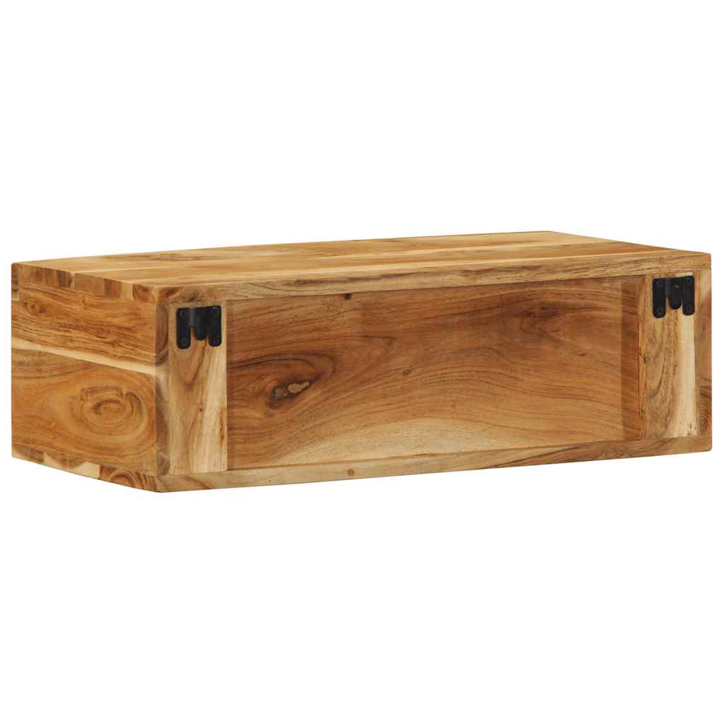 Wall-Mounted Tv Cabinet Solid Wood Acacia