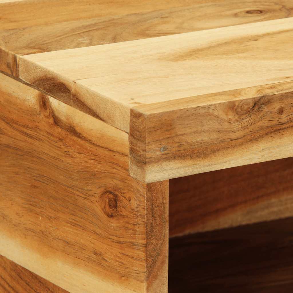 Wall-Mounted Tv Cabinet Solid Wood Acacia