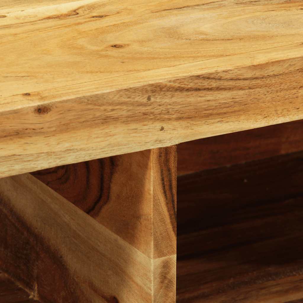 Wall-Mounted Tv Cabinet Solid Wood Acacia