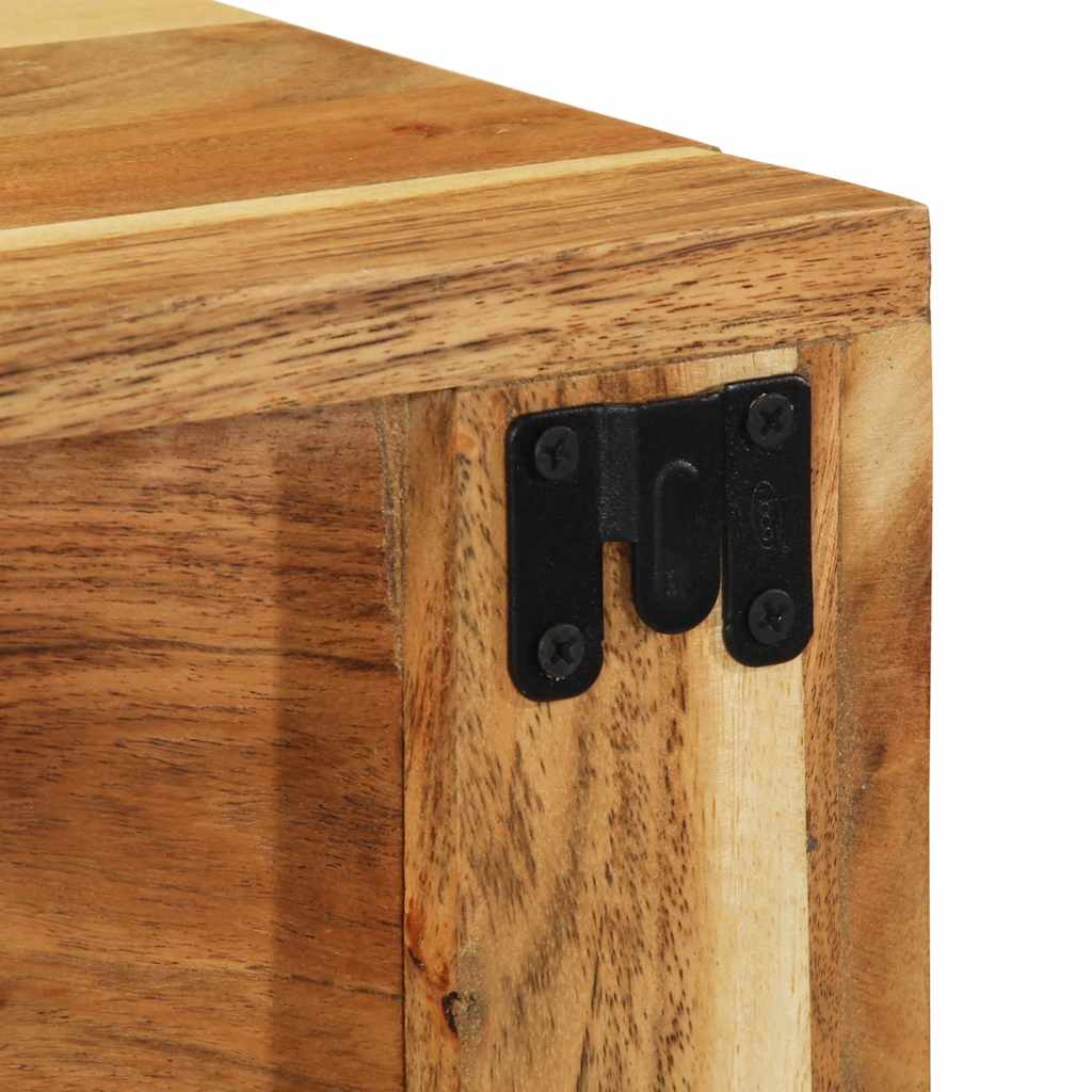 Wall-Mounted Tv Cabinet Solid Wood Acacia