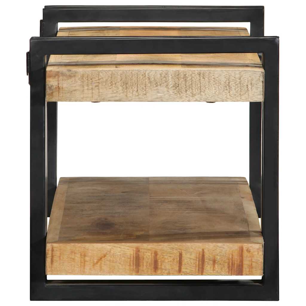 Wall Shelf Solid Rough Wood Mango