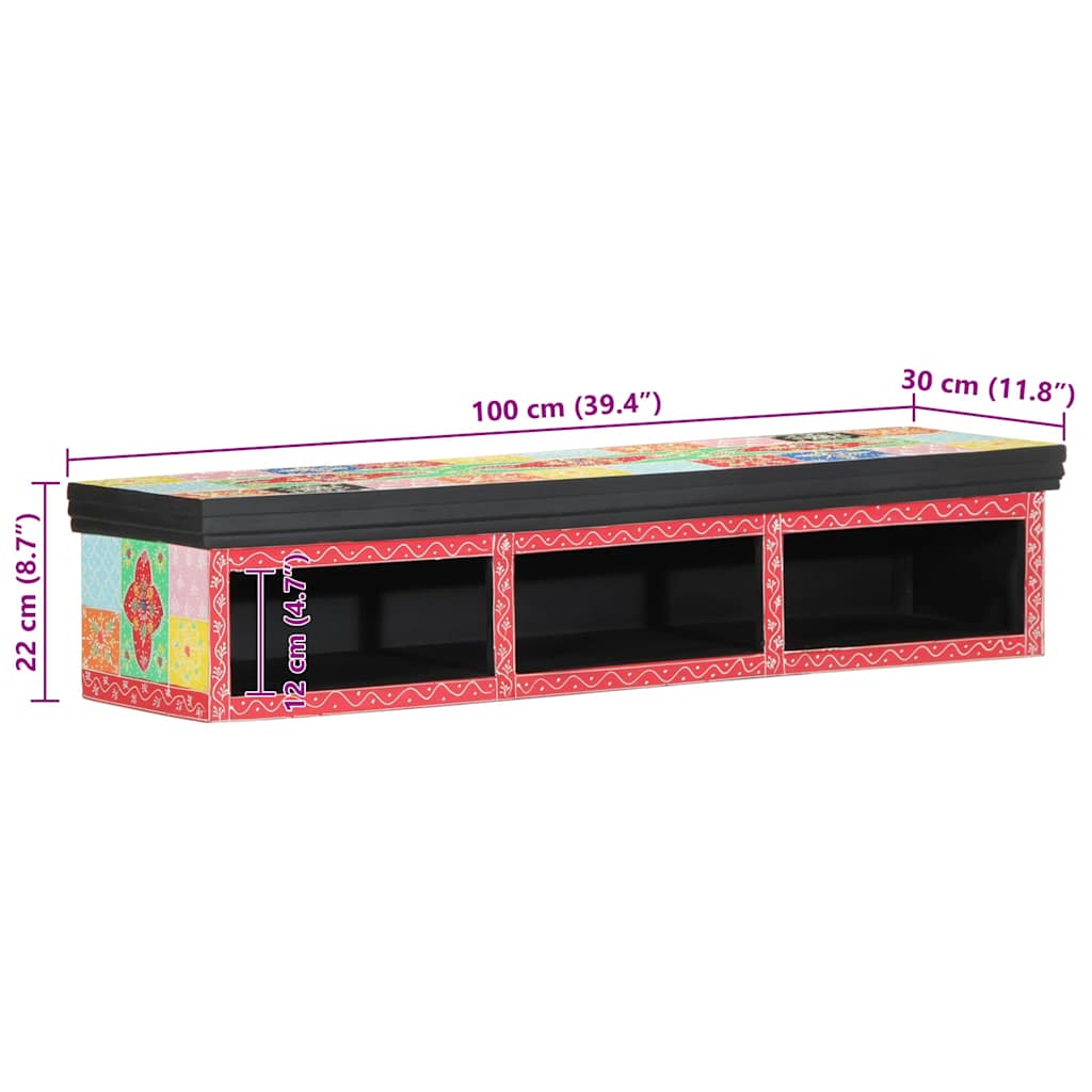 Tv Cabinet Multicolour Engineered Wood
