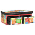 Tv Cabinet Multicolour Solid Mango Wood