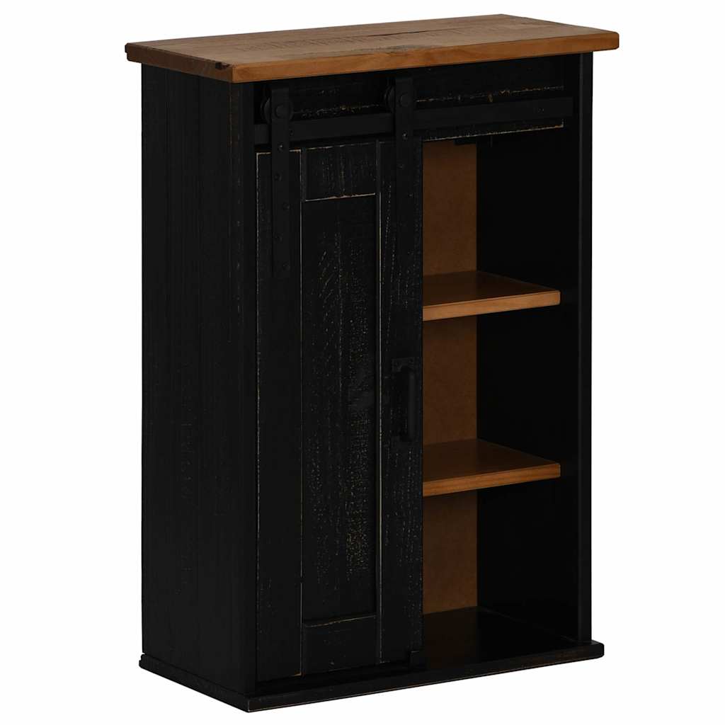 Hanging Cabinet Halden With Sliding Door 49X22.5X70 Cm Pine