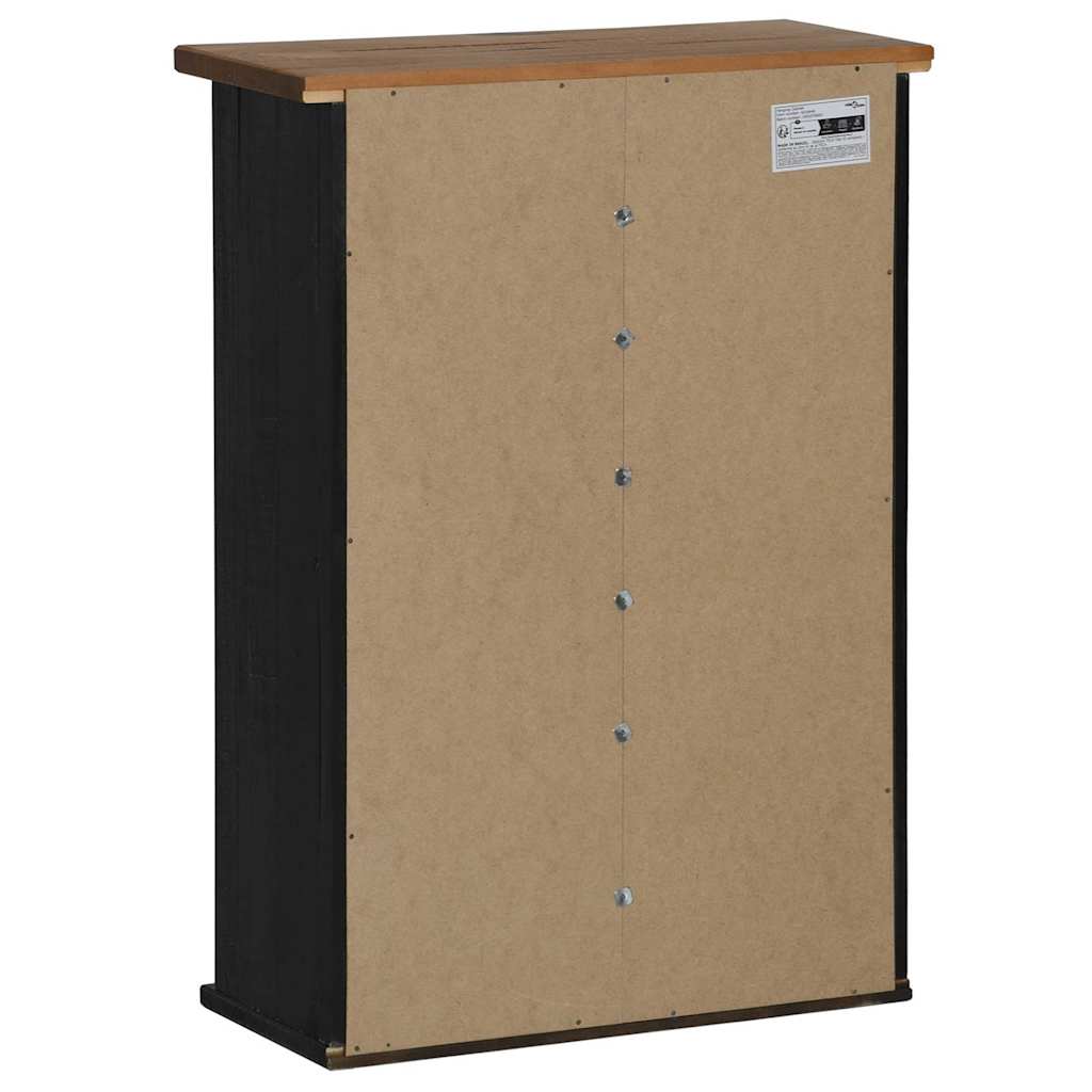 Hanging Cabinet Halden With Sliding Door 49X22.5X70 Cm Pine