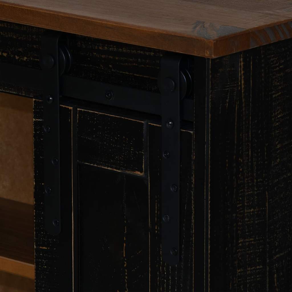 Hanging Cabinet Halden With Sliding Door 49X22.5X70 Cm Pine
