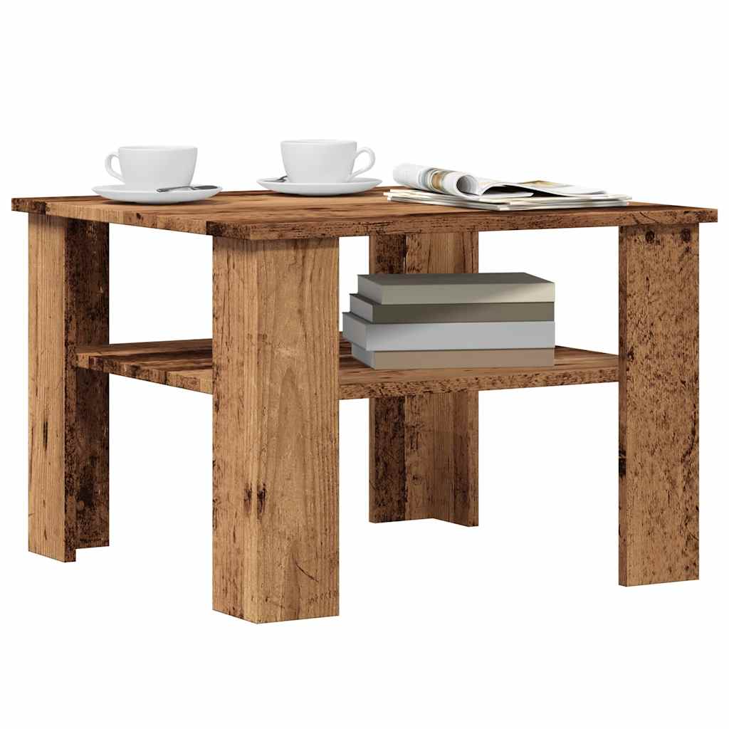 Coffee Table 60X60X42 Cm Engineered Wood