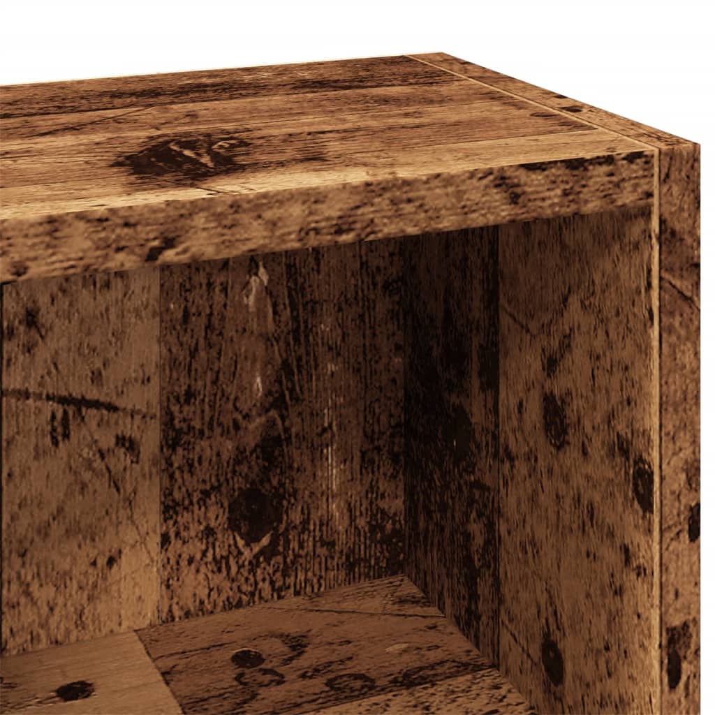 Cd Cabinets 2 Pcs 21X16X93.5 Cm Engineered Wood