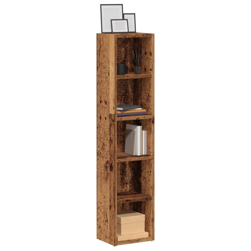 Cd Cabinets 2 Pcs 21X16X93.5 Cm Engineered Wood