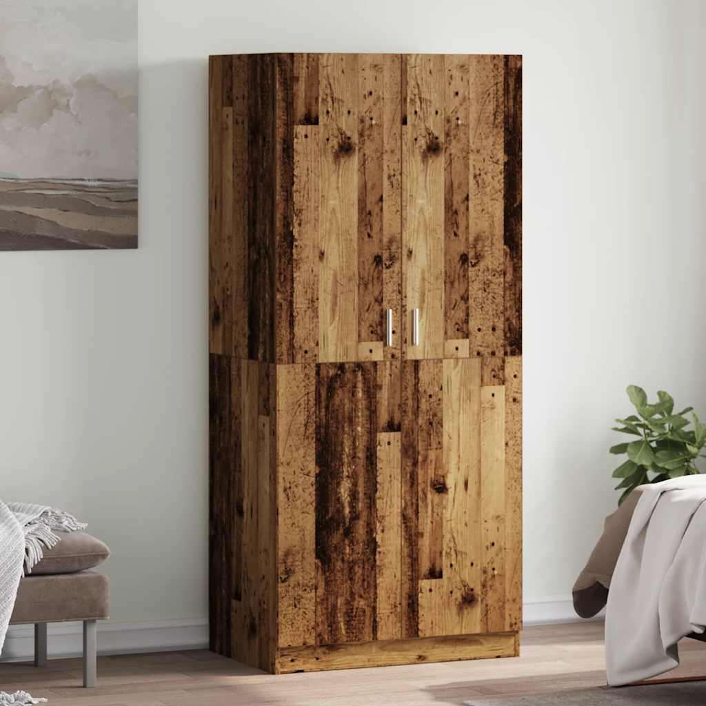 Wardrobe 90X50X200 Cm Engineered Wood