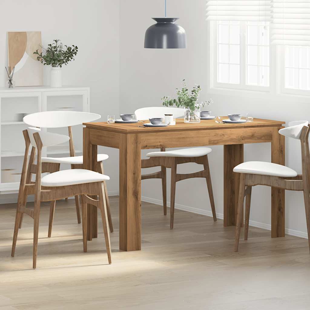Dining Table 120X60X76 Cm Engineered Wood