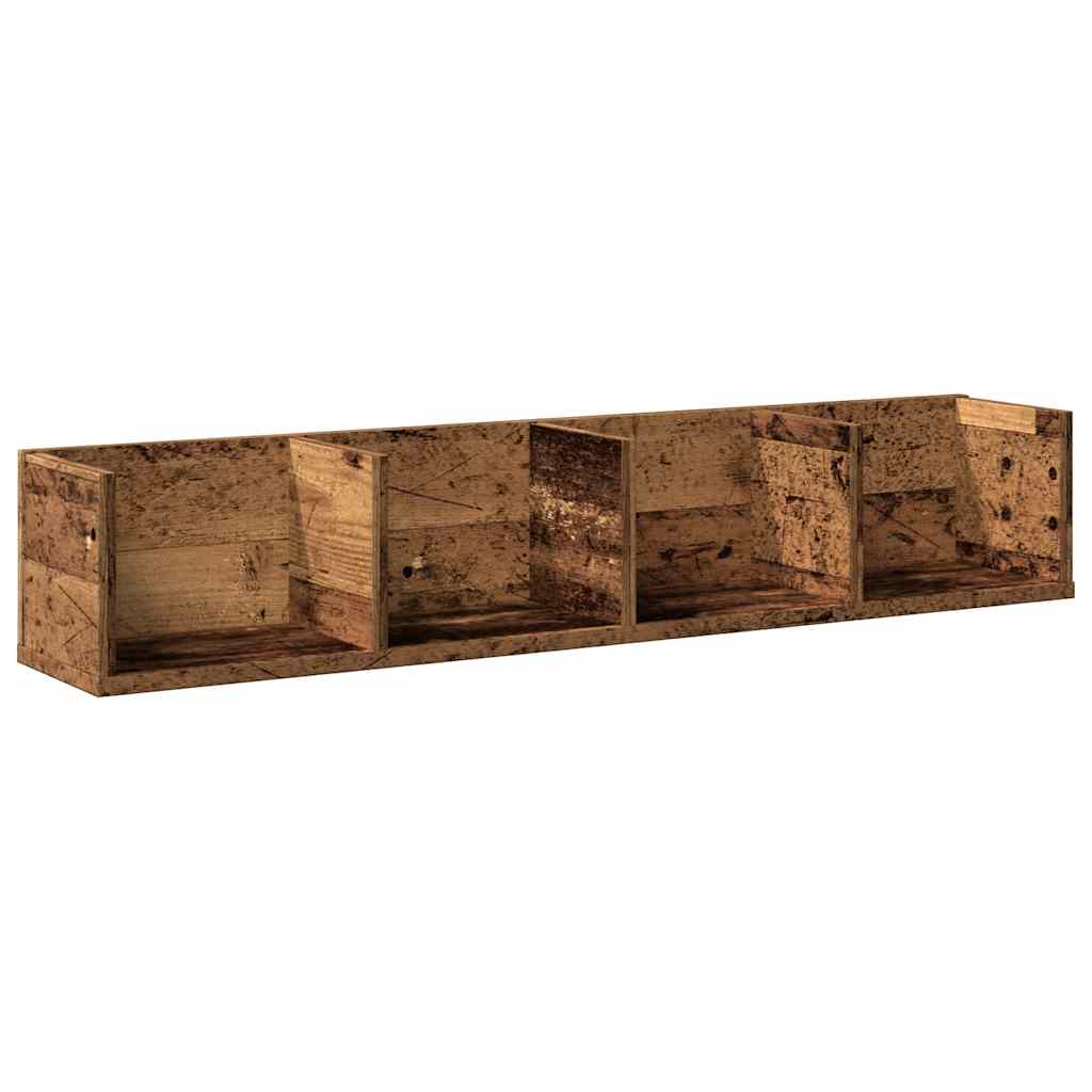 Cd Wall Shelf 100X18X18 Cm Engineered Wood