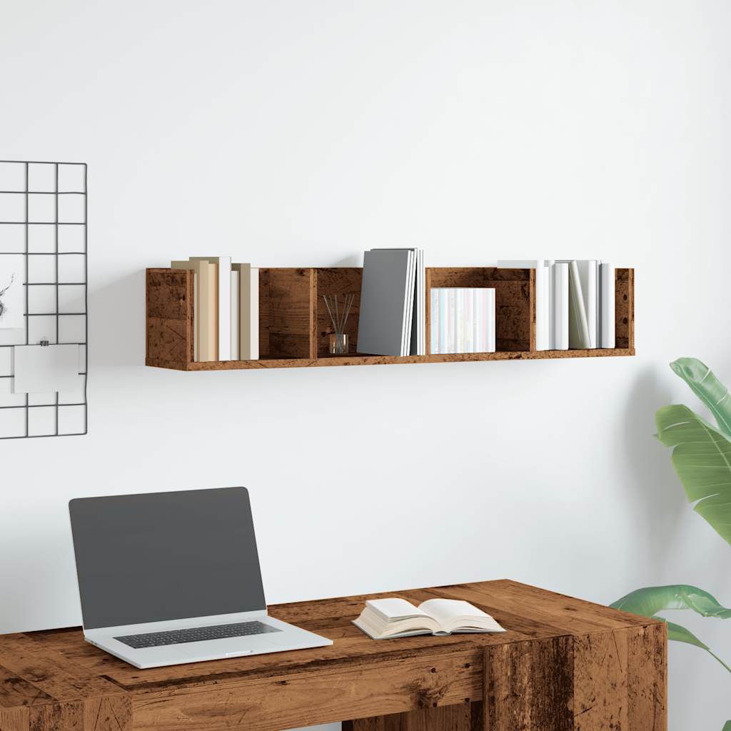 Cd Wall Shelf 100X18X18 Cm Engineered Wood